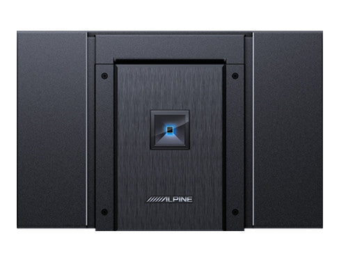 Alpine HDA-F60 : 4ch Hi-Res Automotive Amplifier, top side.