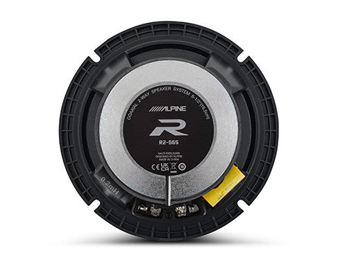 Alpine R2-S65 : 6.5" Coaxial Door Speaker System, rear view.
