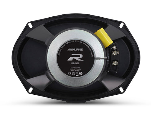 Alpine R2-S69 : 6x9" Coaxial Door Speaker System, rear view.