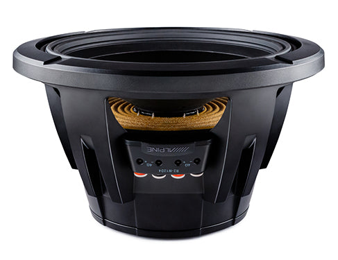 Alpine R2-W12D : 750W 12" Subwoofer Driver, side view.