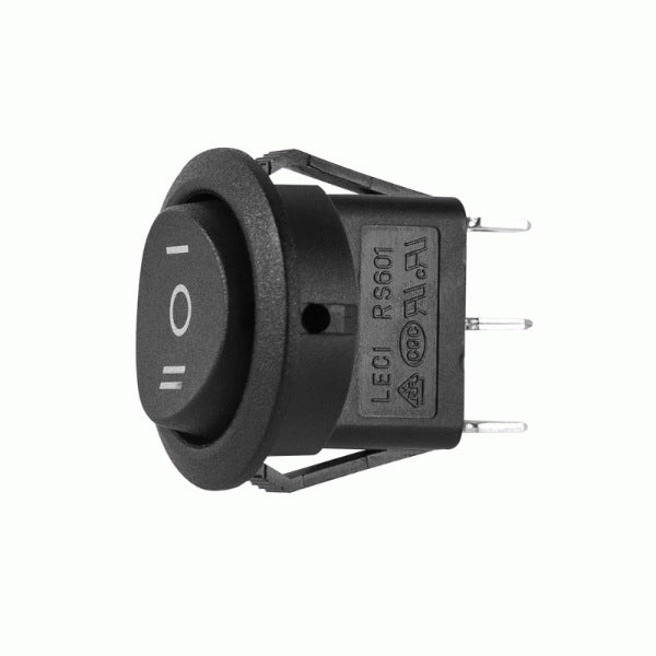 Install Bay IBRRLULD : 3 Position Round Rocker Switch