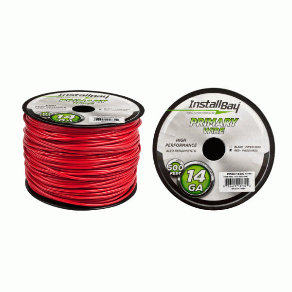 Install Bay PWRD14500 : 14-AWG Red Power Wire