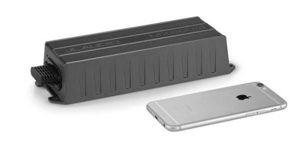 JL Audio MX280/4 : 50W x 4ch Marine Amplifier, size comparison.