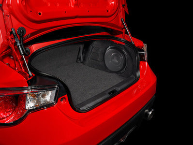 JL Audio SB-S-BRZFRS/10TW3 : 10" 600W 2Ω Thin Subwoofer Enclosure, shown installed.