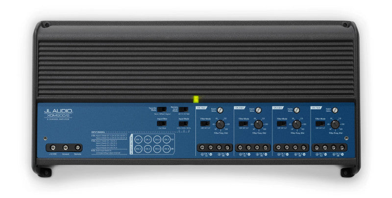 JL Audio XDM800/8 : 8ch Marine Amplifier, settings section.