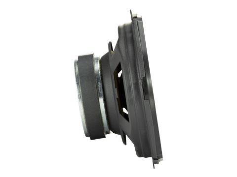 Kicker 51KSC6804 : Six-by-Eight-Inch Coaxial Speaker Drivers, 75-Watt RMS, side view.