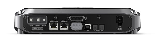Automotive Stereo-Amplifiers and Electronics with a Two-Channel Audio Output.