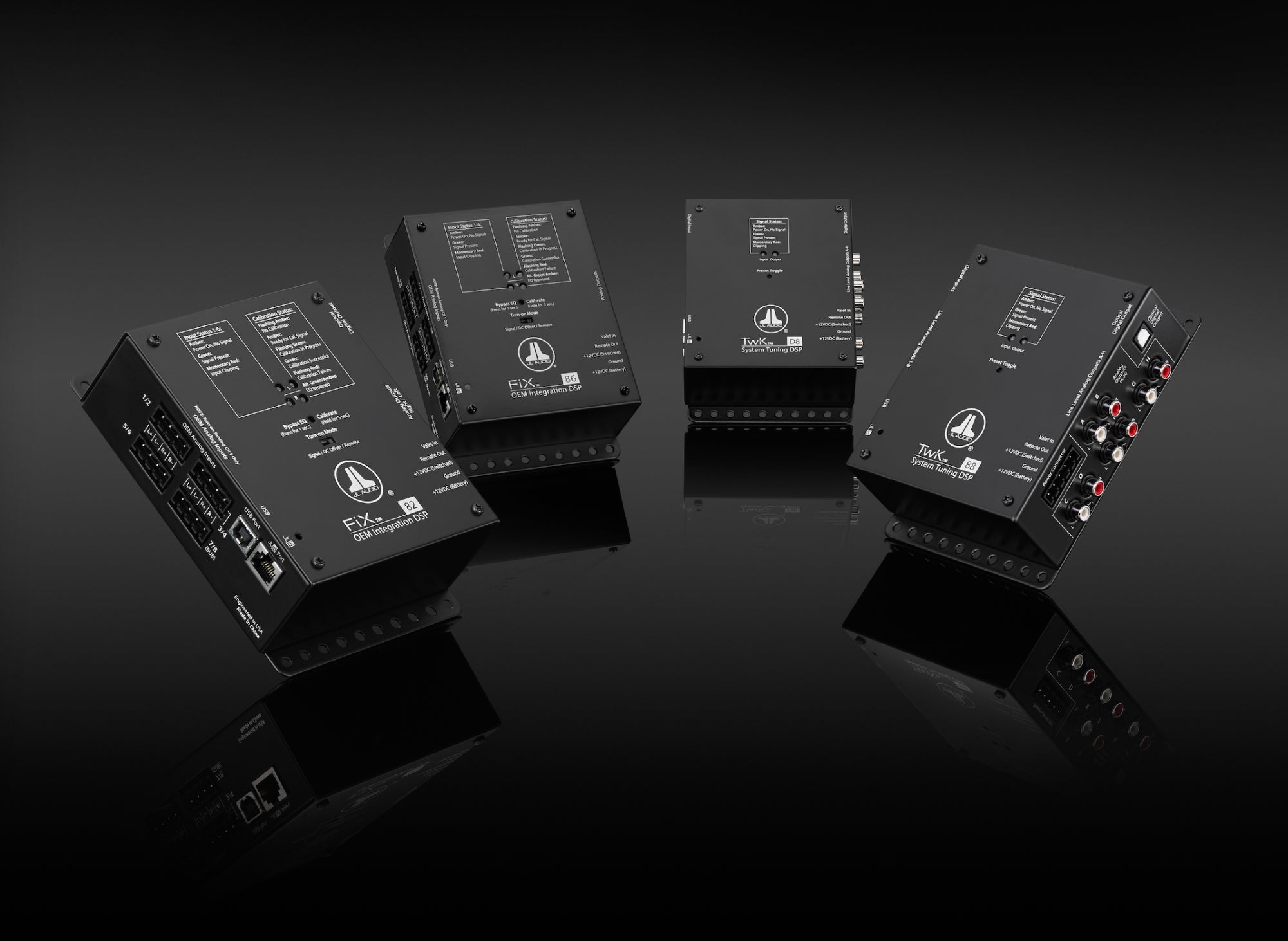 Automotive Car-Stereo Line-Converters for Aftermarket Sound-System Amplifier Integration.