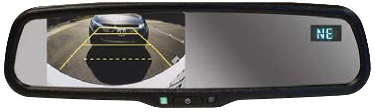 Mirror Monitors with an Outdoor Temperature Display