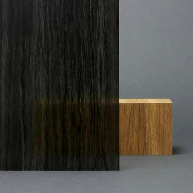 3M Travertine Black SH2BKTV : Stone Style Window Film