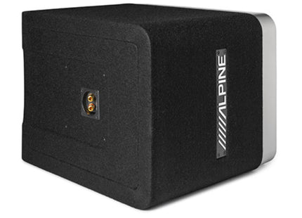 Alpine S2-SB10V : 10" Passive Loaded Subwoofer Enclosure, rear view.