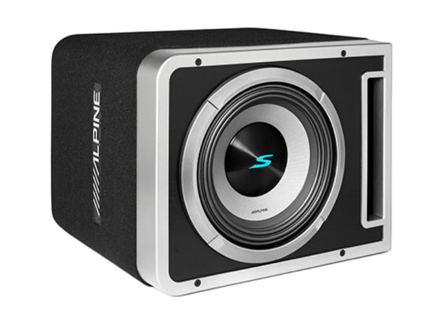 Alpine S2-SB10V : 10" Passive Loaded Subwoofer Enclosure, 600W RMS @ 2Ω.