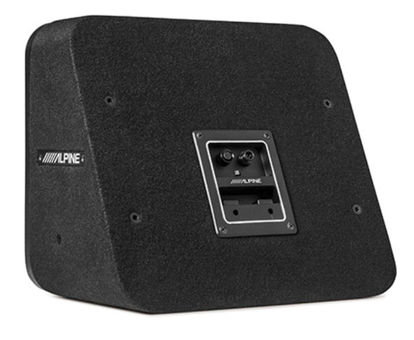 Alpine S2-SB8 : 8" Passive Loaded Subwoofer Enclosure, rear view.