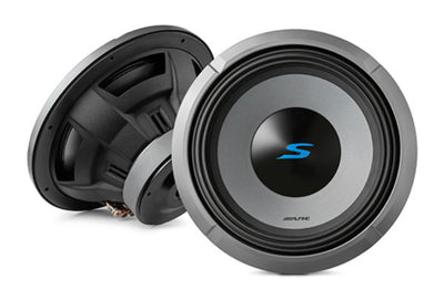 Alpine S2-W12D : 12" 600W Subwoofer, 2Ω or 4Ω DVC.
