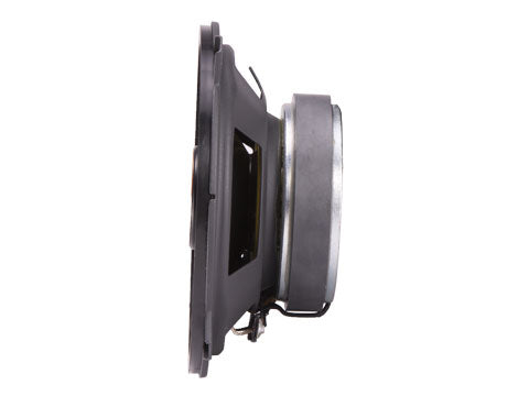 Kicker 51KSC504 : 5.25" 75W RMS Coaxial Speakers, side view.