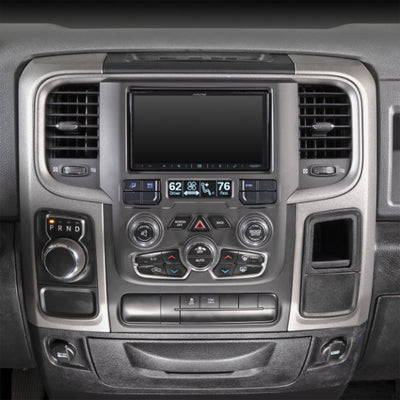 Metra 95-6558B : DDIN Radio Replacement Dash Kit, shown installed.