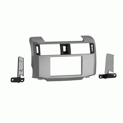 Metra 99-8271 : DIN or DDIN Radio Replacement Dash Kit, 2010-UP Toyota 4Runner with Silver