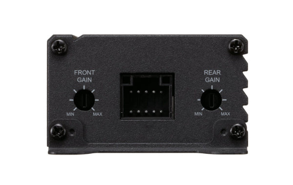 Alpine KTP-445U : 4ch x 45W RMS @ 2Ω/4Ω Amplifier, input section.