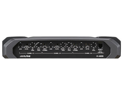 Alpine R-A90S : 6ch Automotive Amplifier, settings section.