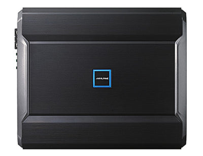 Alpine R-A90S : 6ch Automotive Amplifier, top side.