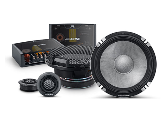 Alpine R2-S652 : 6.5" PRO Component Door Speaker System, 100W RMS.