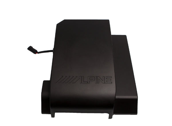 Alpine SBV-10-WRA : 10" 350W 2Ω Sub Box for Wrangler JK Unlimited 2007-2018, top.