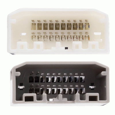 Axxess AXABH-CH3 : Amplifier Bypass Wiring Harness, connector view.