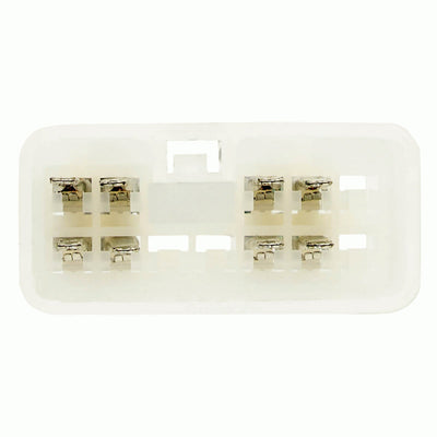 Axxess AXABH-TY3 : Amplifier Bypass Wiring Harness, connector view.