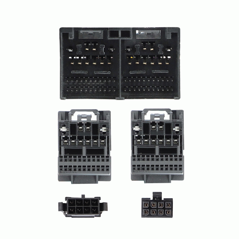 Axxess AXDSPH-FD3 : Amplifier Add-On Line Converter T-Harness, connector view.