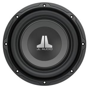 JL Audio 8W1v3-4 : 150W 8" Subwoofer Driver, 4Ω Single Voice Coil, top side.