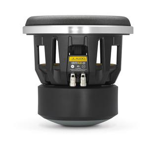 JL Audio 8W7AE-3 : 500W 8" Subwoofer Driver, 3Ω Single Voice Coil, side view.