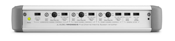 JL Audio MHD900/5 : 5ch Marine Amplifier, settings section.