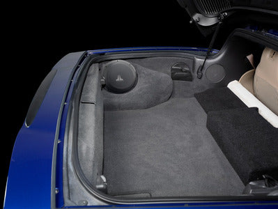 JL Audio SB-GM-VETC6/10W1v3 : 10" 300W 2Ω Subwoofer Enclosure, shown installed.