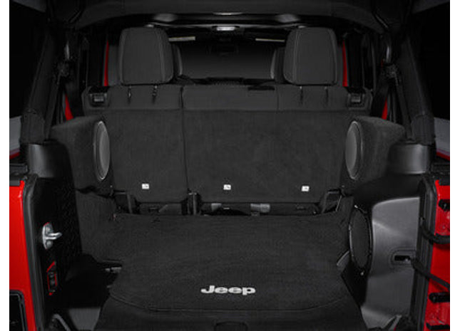 JL Audio SB-J-WRUD/10TW1-2 : 10" 300W 2Ω Thin Subwoofer Enclosure, shown installed.