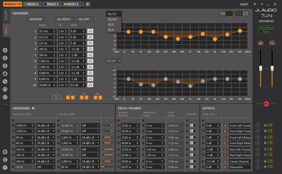 JL Audio TwK-D8 : System Tuning DSP Section.