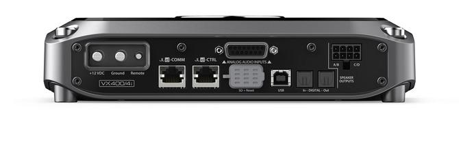 JL Audio VX400/4i : 4ch Digital Amplifier with DSP, input output section.