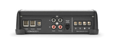 JL Audio XDM300/1 : Mono Marine Amplifier, input output section.