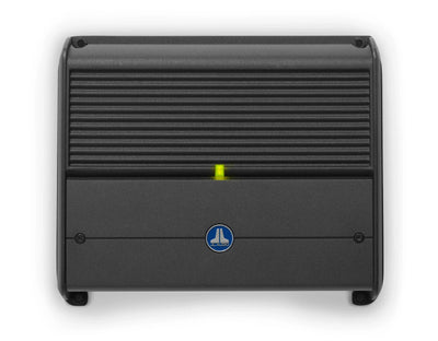 JL Audio XDM400/4 : 4ch Marine Amplifier, top side.