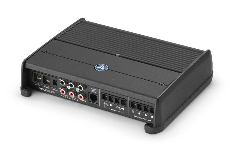 JL Audio XDM500/3 : 3ch Marine Amplifier, 75W x 2ch + 300W @ 2Ω.