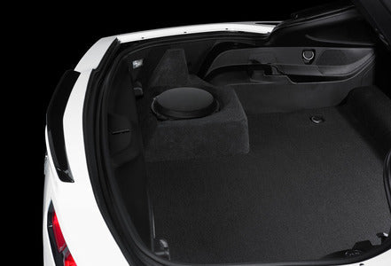 JL Audio SB-GM-C7CP1/10TW3 : 10" 400W Thin Subwoofer Enclosure, shown installed.