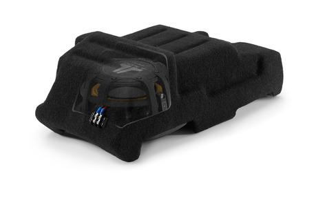 JL Audio SB-GM-4GSUVCNSL/10TW1 : 10" Thin 300W Subwoofer Enclosure, cutaway view.
