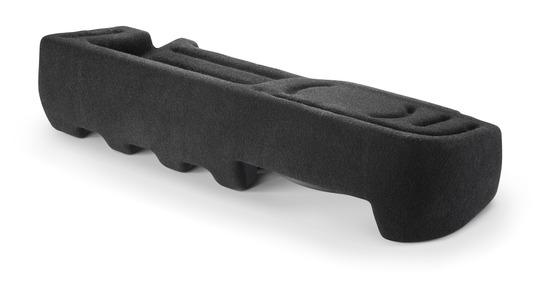 JL Audio SB-F-F150SPRCB/10TW3 : 10" Thin 400W Subwoofer Enclosure @ 2Ω, 2015-UP F-150 SuperCab