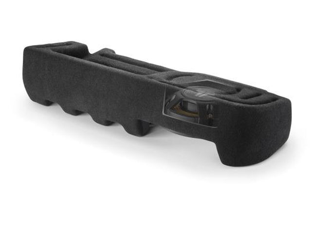 JL Audio SB-F-F150SPRCB/10TW3 : 10" Thin 400W Subwoofer Enclosure, cutaway view.