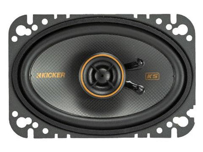 4x6" 75W Coaxial Speakers : Kicker 47KSC4604