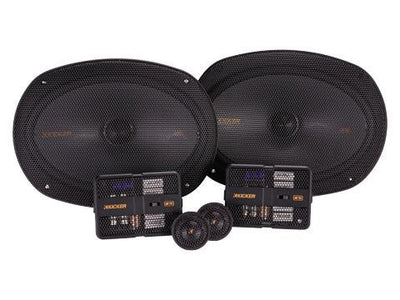 Kicker 47KSS6904 : 6x9-Inch 125-Watt Component or Coaxial Mountable Speaker System.