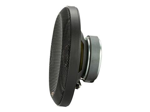 Kicker 51KSC6504 : 6.5" 100W RMS Coaxial Speakers, side view.