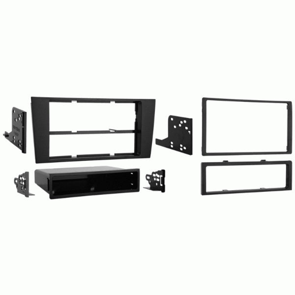 Metra 99-9105 : DIN or DDIN Size Radio Replacement Dash Kit, 2000-2001 Audi A4