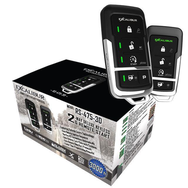 Omega RS-475-3D : 2-Way Multi-Button Remote Start System