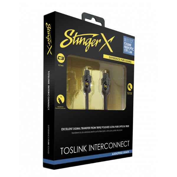 Stinger XI1117 : 17' Fiberoptic Cable, package.